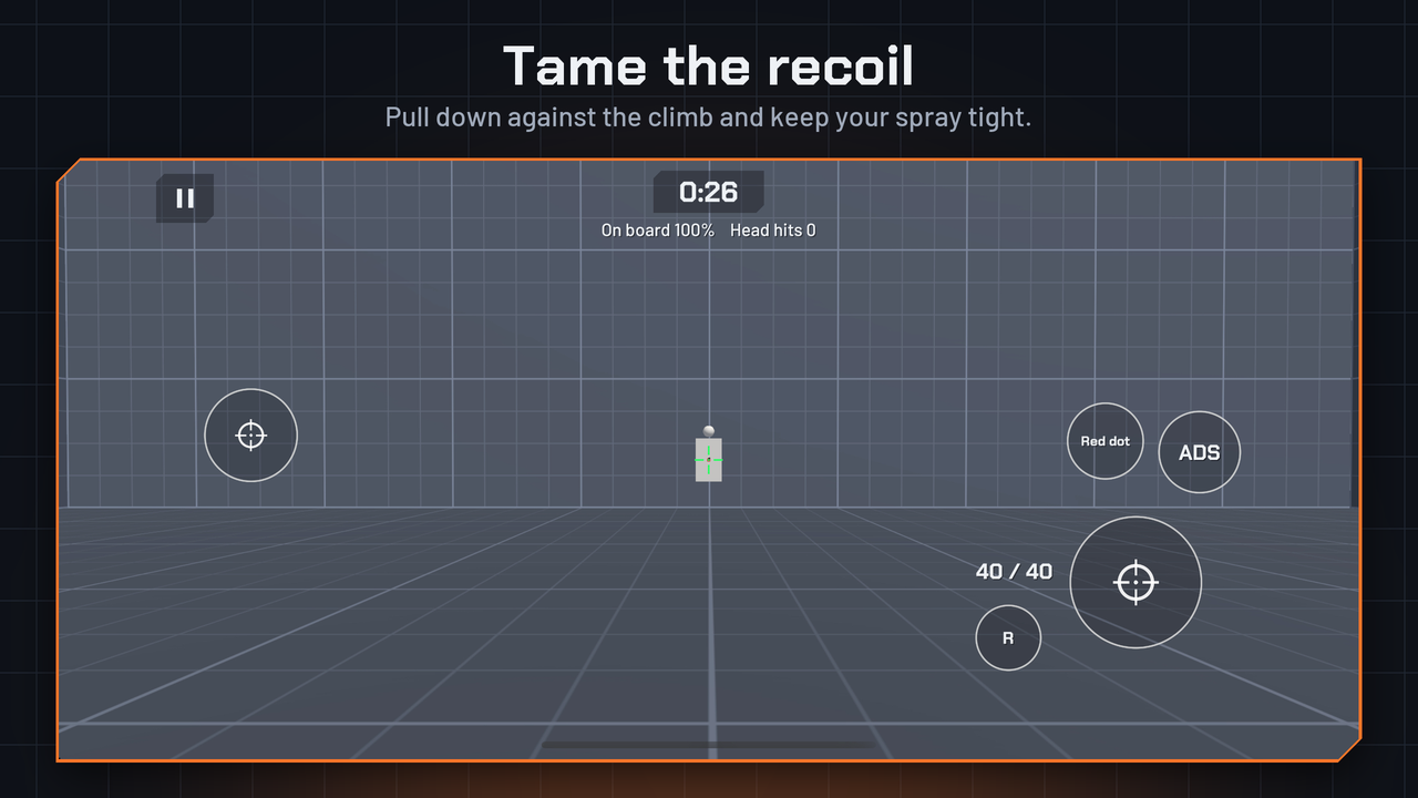 Recoil control drill
